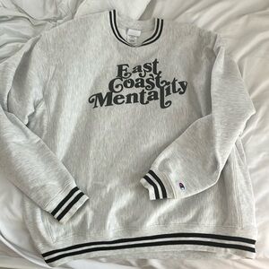 “East coast mentality” Barstool sweatshirt